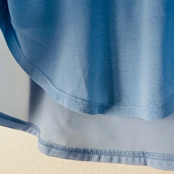 Zara WB Collection Women's Racer Back Tank Top Size Small Layered Light Blue - Picture 2 of 8